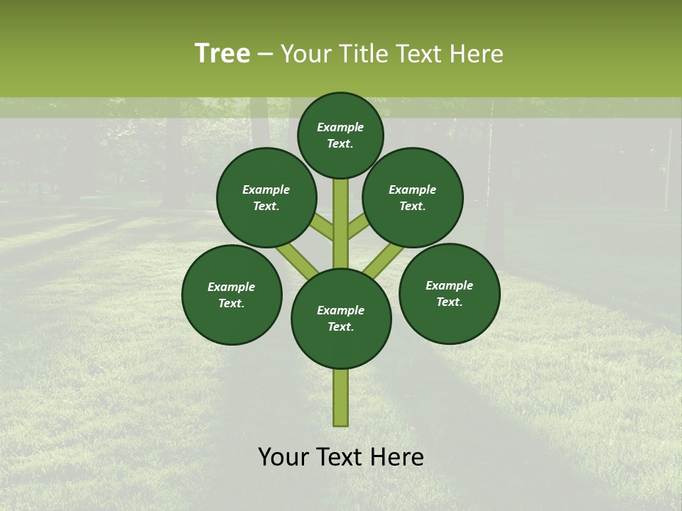 Leafy Setting Beautiful PowerPoint Template