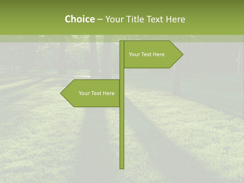 Leafy Setting Beautiful PowerPoint Template
