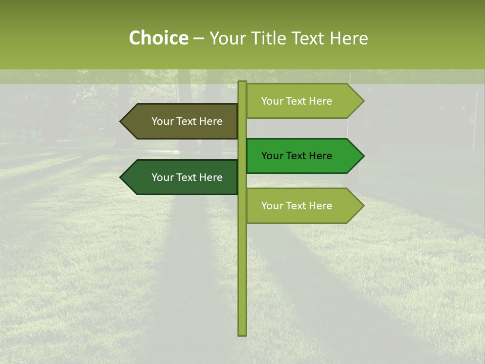 Leafy Setting Beautiful PowerPoint Template