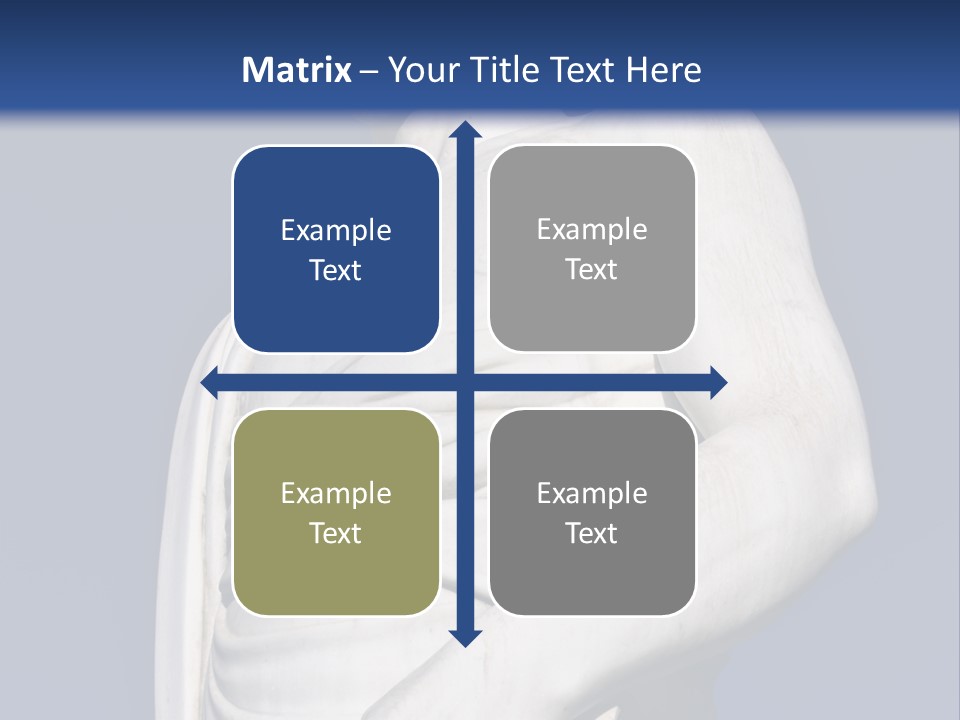 A Statue Of A Man Holding A Book Powerpoint Template PowerPoint Template