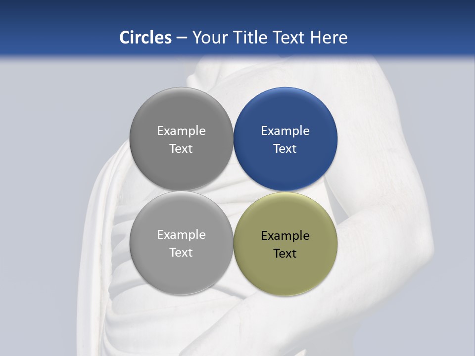 A Statue Of A Man Holding A Book Powerpoint Template PowerPoint Template