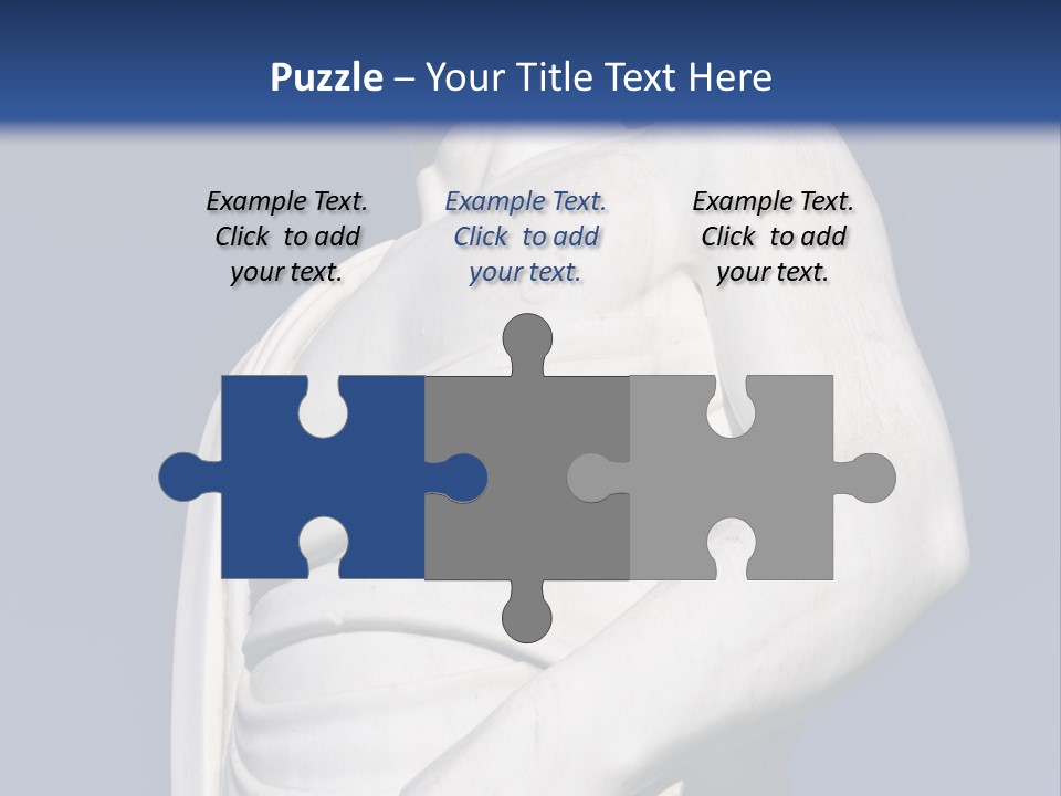 A Statue Of A Man Holding A Book Powerpoint Template PowerPoint Template