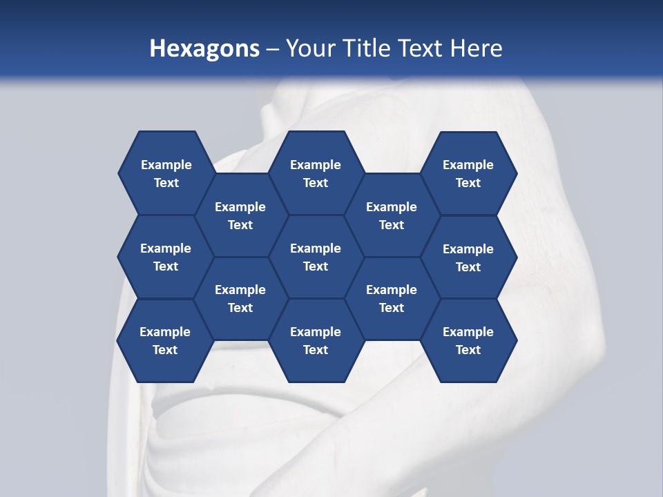 A Statue Of A Man Holding A Book Powerpoint Template PowerPoint Template