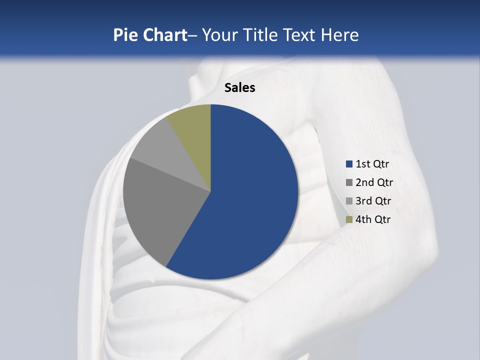 A Statue Of A Man Holding A Book Powerpoint Template PowerPoint Template