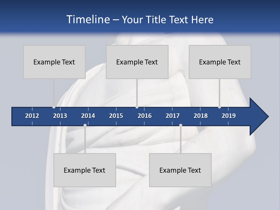 A Statue Of A Man Holding A Book Powerpoint Template PowerPoint Template