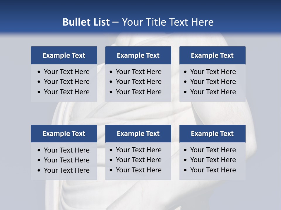 A Statue Of A Man Holding A Book Powerpoint Template PowerPoint Template