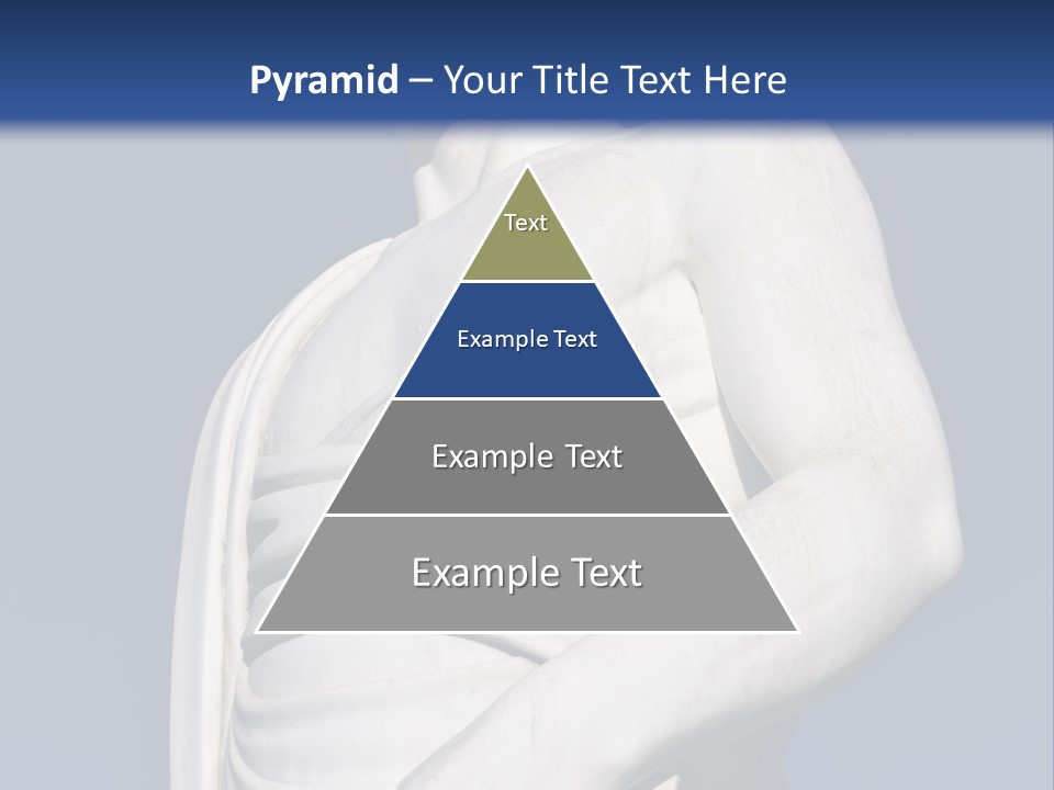 A Statue Of A Man Holding A Book Powerpoint Template PowerPoint Template