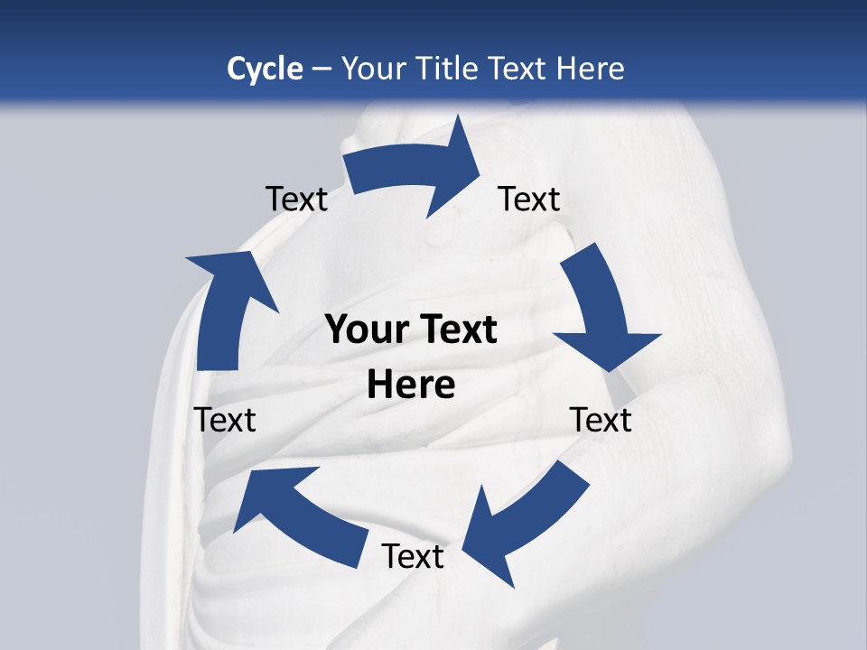 A Statue Of A Man Holding A Book Powerpoint Template PowerPoint Template