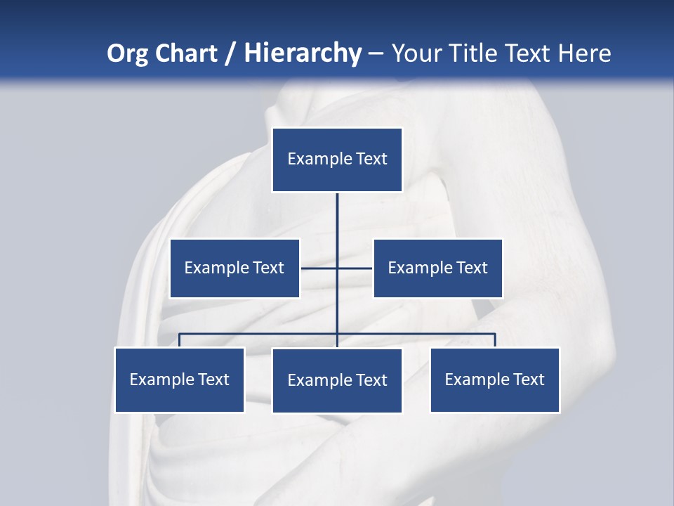 A Statue Of A Man Holding A Book Powerpoint Template PowerPoint Template