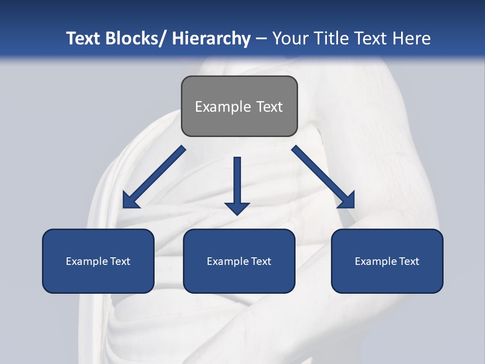 A Statue Of A Man Holding A Book Powerpoint Template PowerPoint Template