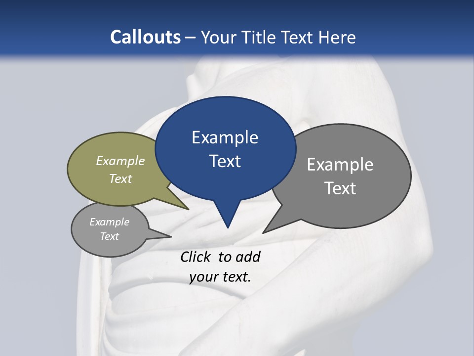 A Statue Of A Man Holding A Book Powerpoint Template PowerPoint Template