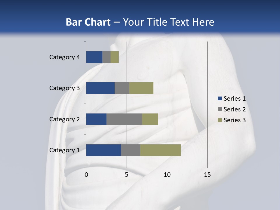 A Statue Of A Man Holding A Book Powerpoint Template PowerPoint Template