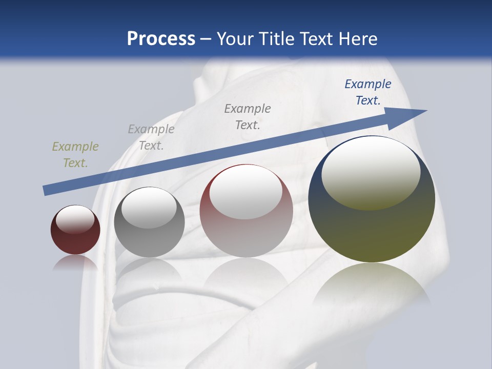 A Statue Of A Man Holding A Book Powerpoint Template PowerPoint Template