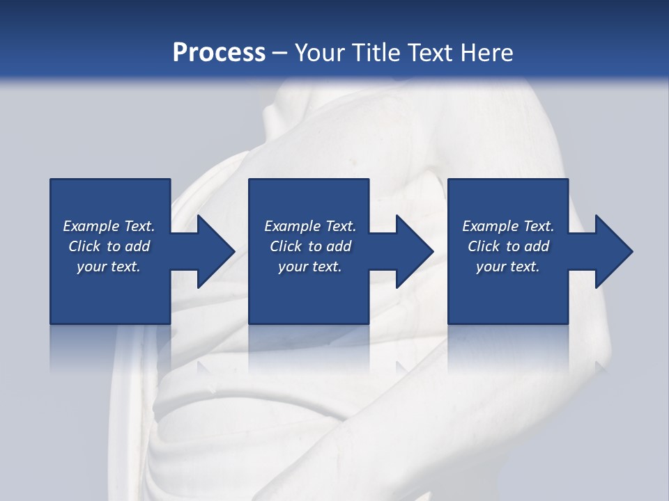 A Statue Of A Man Holding A Book Powerpoint Template PowerPoint Template