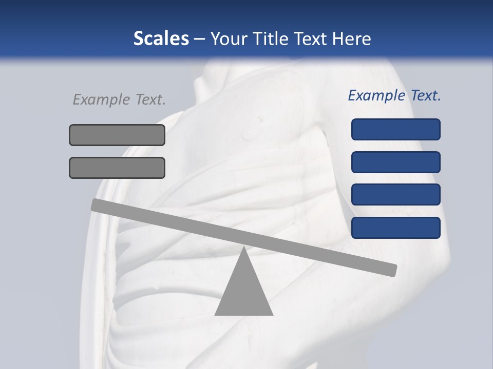 A Statue Of A Man Holding A Book Powerpoint Template PowerPoint Template