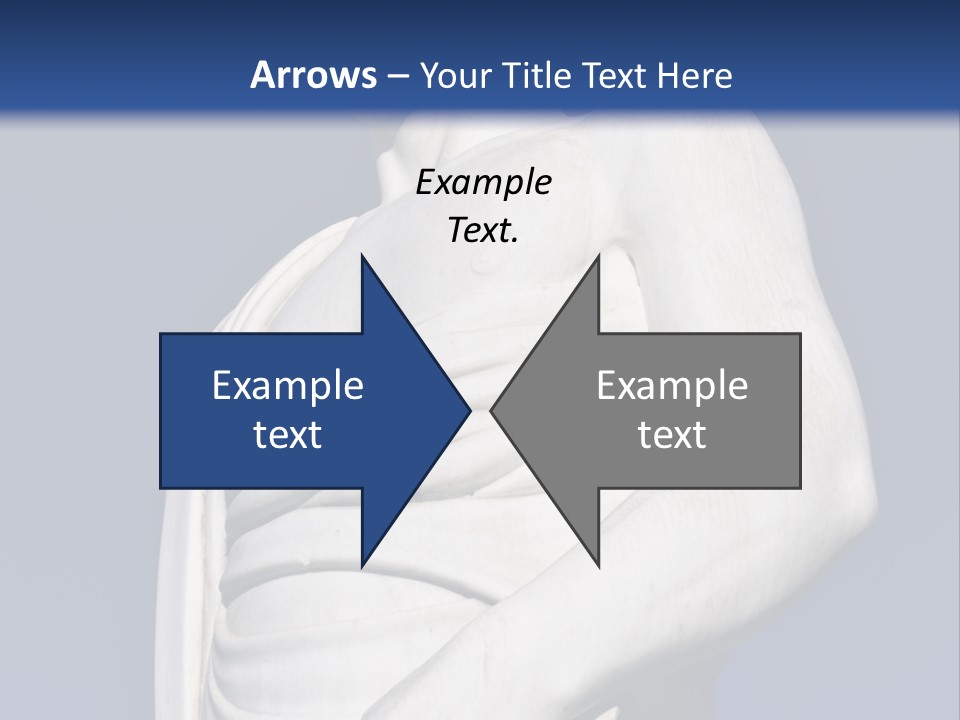 A Statue Of A Man Holding A Book Powerpoint Template PowerPoint Template