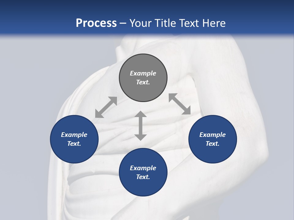 A Statue Of A Man Holding A Book Powerpoint Template PowerPoint Template