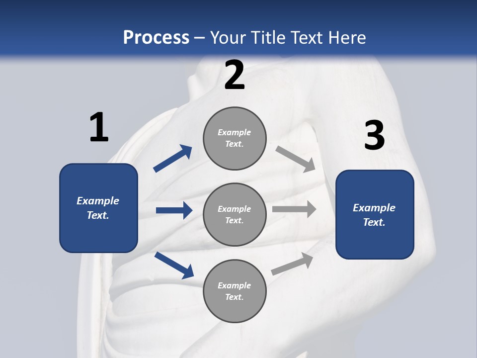 A Statue Of A Man Holding A Book Powerpoint Template PowerPoint Template