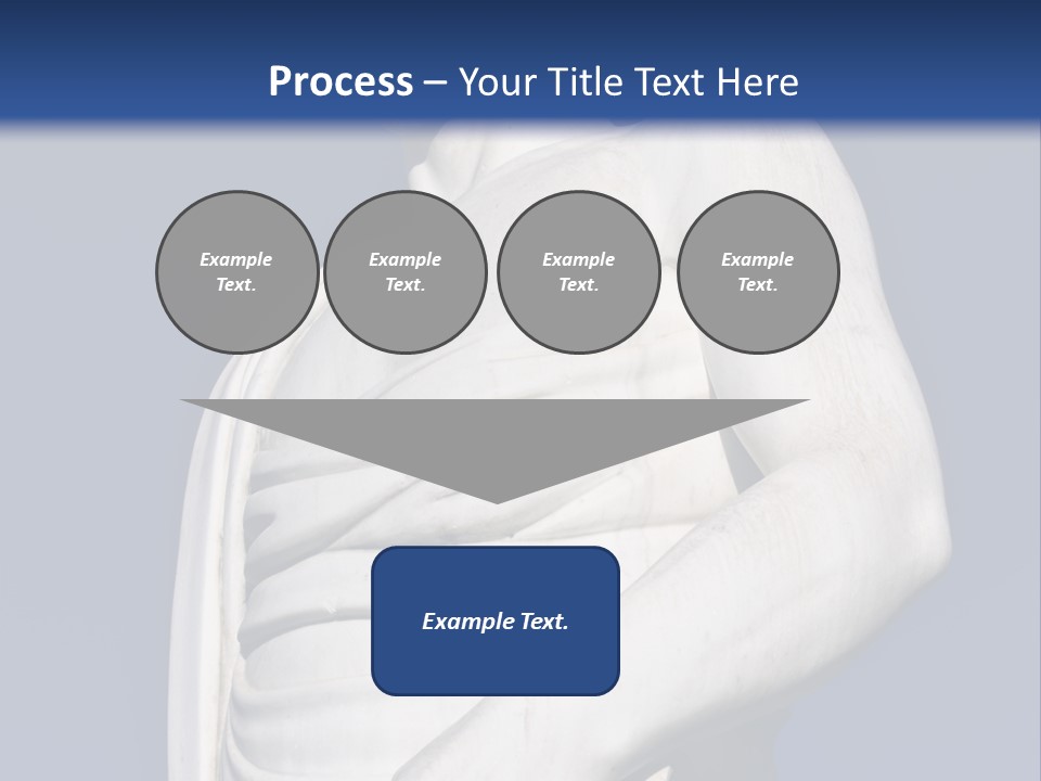 A Statue Of A Man Holding A Book Powerpoint Template PowerPoint Template