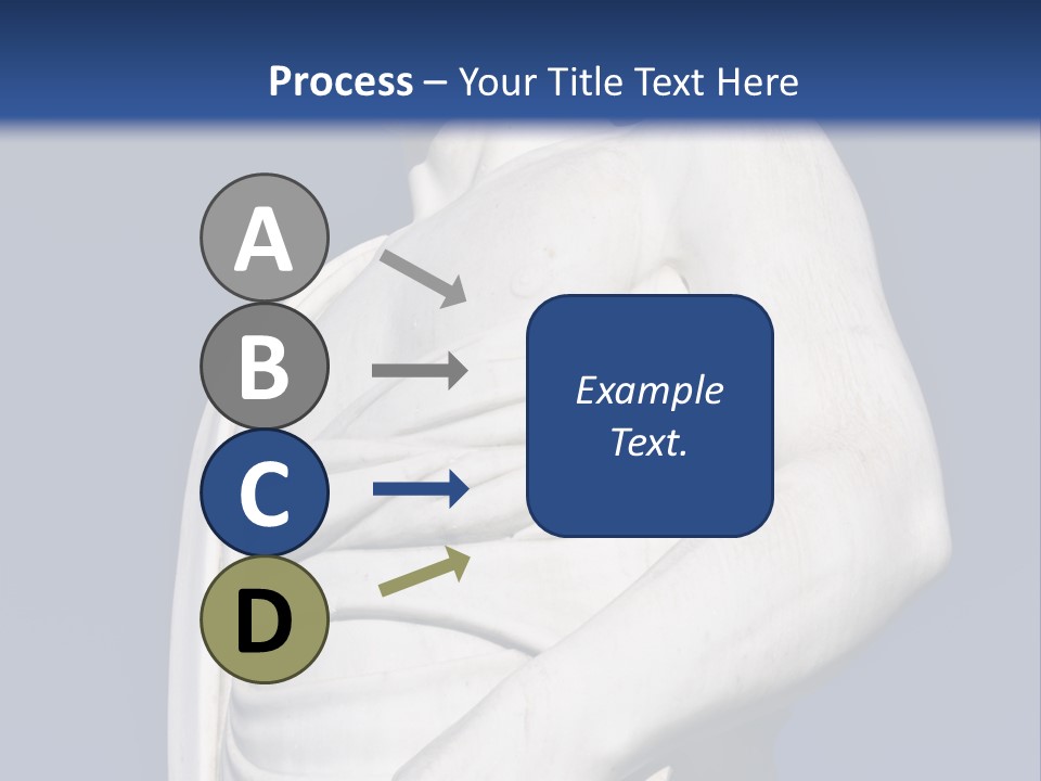 A Statue Of A Man Holding A Book Powerpoint Template PowerPoint Template