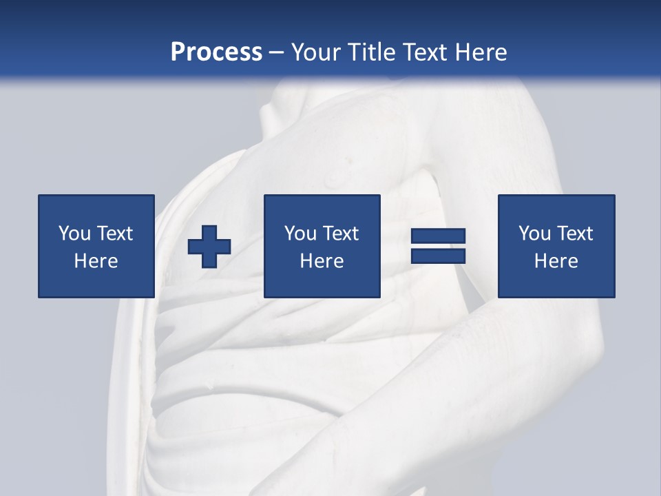 A Statue Of A Man Holding A Book Powerpoint Template PowerPoint Template