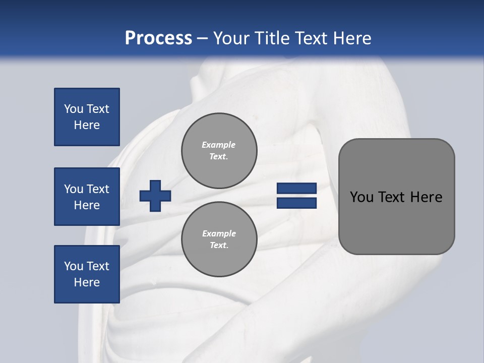 A Statue Of A Man Holding A Book Powerpoint Template PowerPoint Template