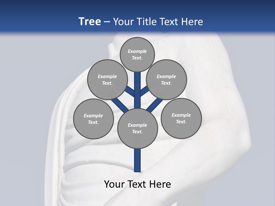 A Statue Of A Man Holding A Book Powerpoint Template PowerPoint Template