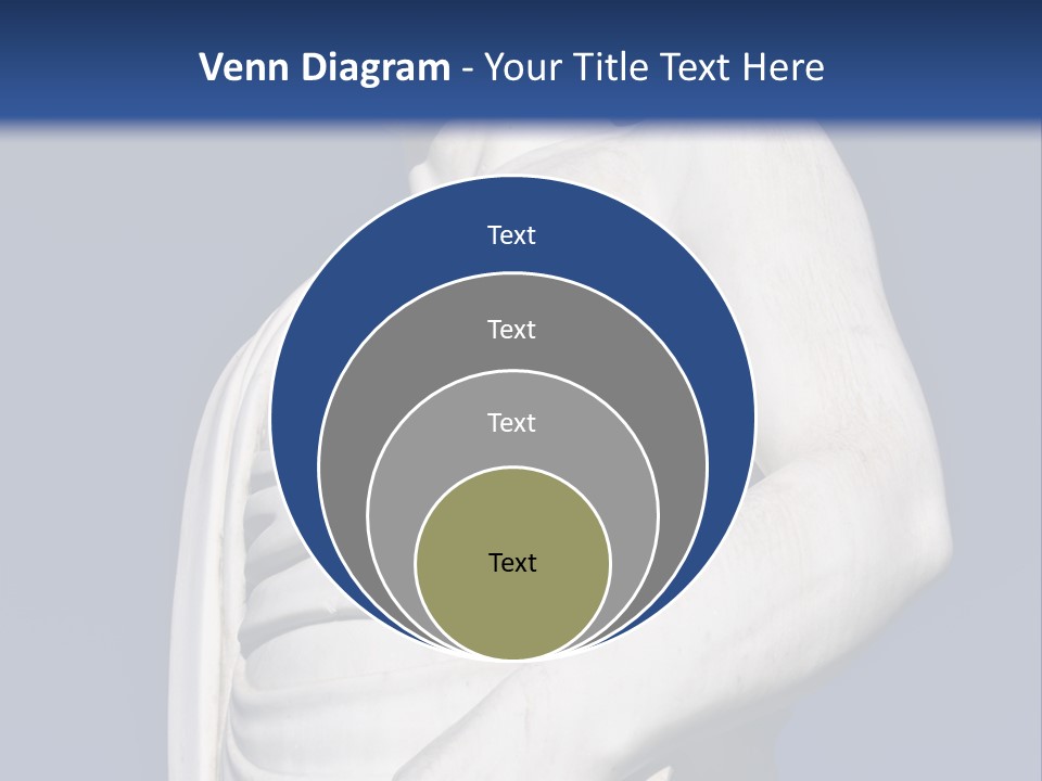 A Statue Of A Man Holding A Book Powerpoint Template PowerPoint Template