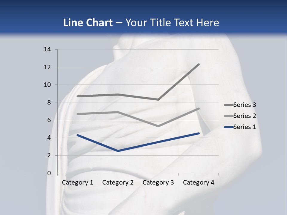 A Statue Of A Man Holding A Book Powerpoint Template PowerPoint Template