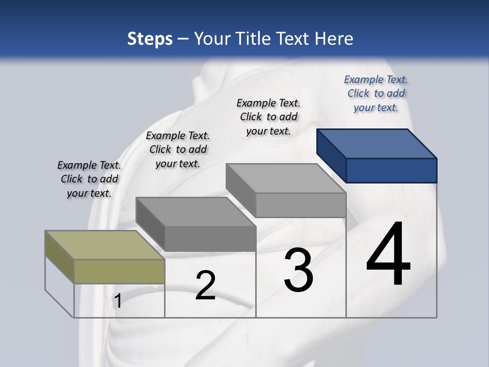 A Statue Of A Man Holding A Book Powerpoint Template PowerPoint Template