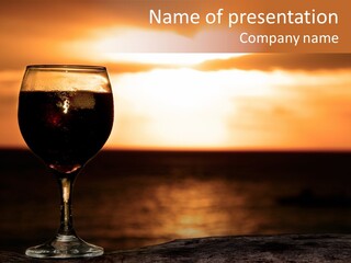 Cocktail Holiday Mix PowerPoint Template