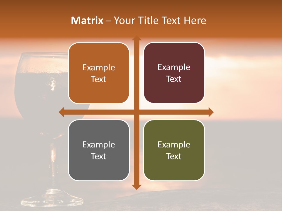 Cocktail Holiday Mix PowerPoint Template