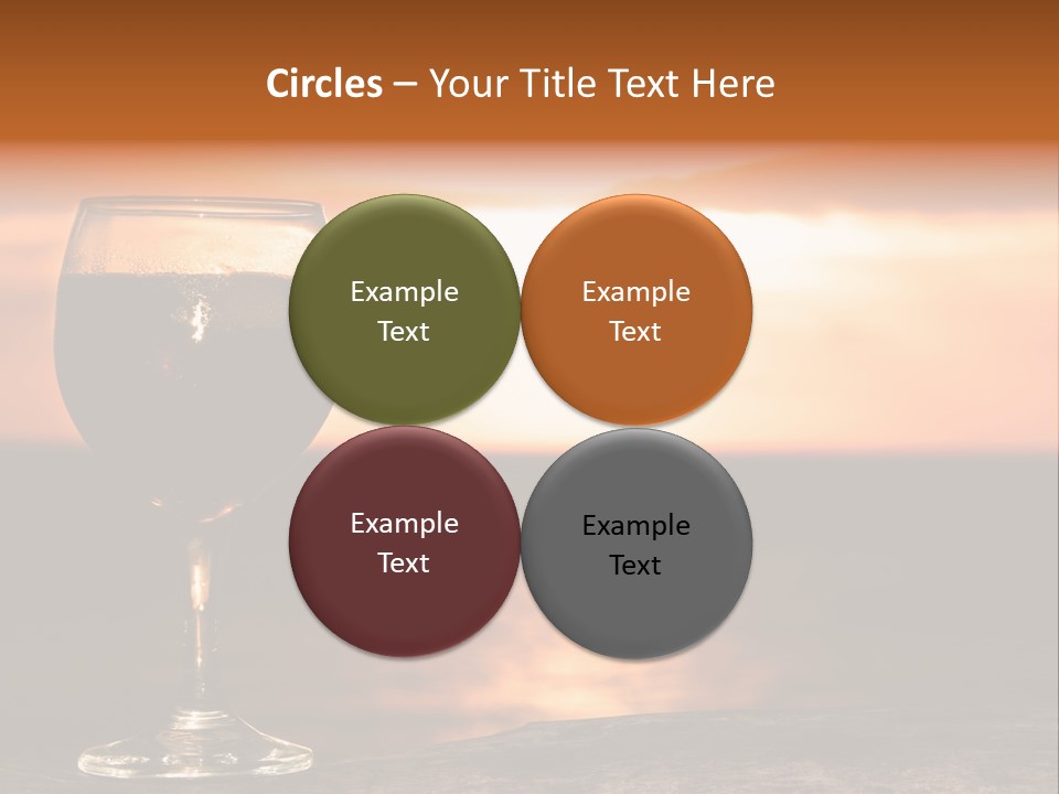 Cocktail Holiday Mix PowerPoint Template