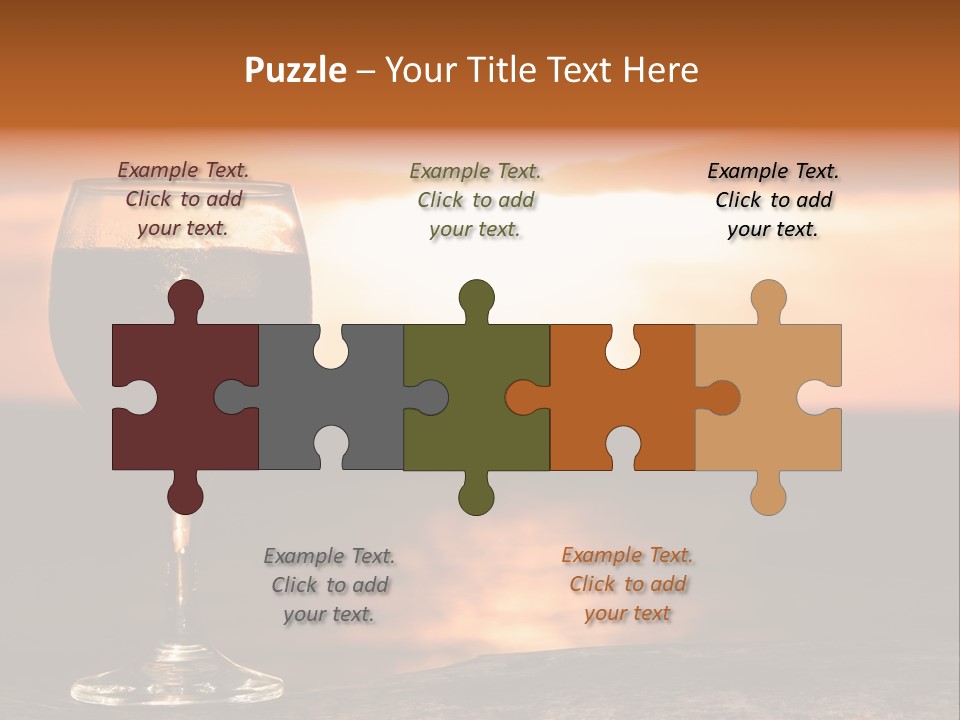 Cocktail Holiday Mix PowerPoint Template