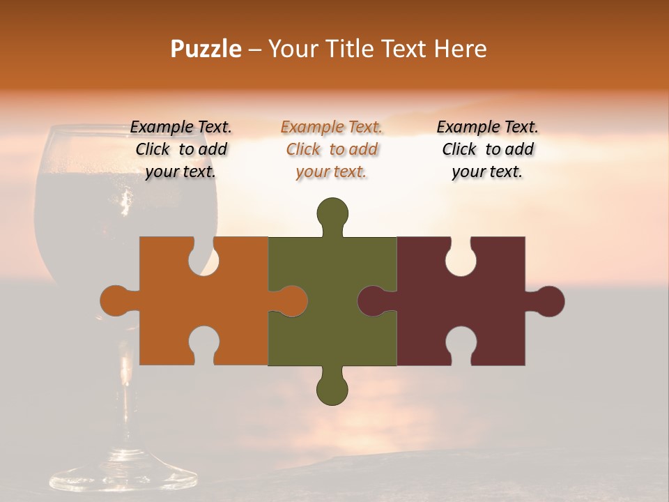 Cocktail Holiday Mix PowerPoint Template