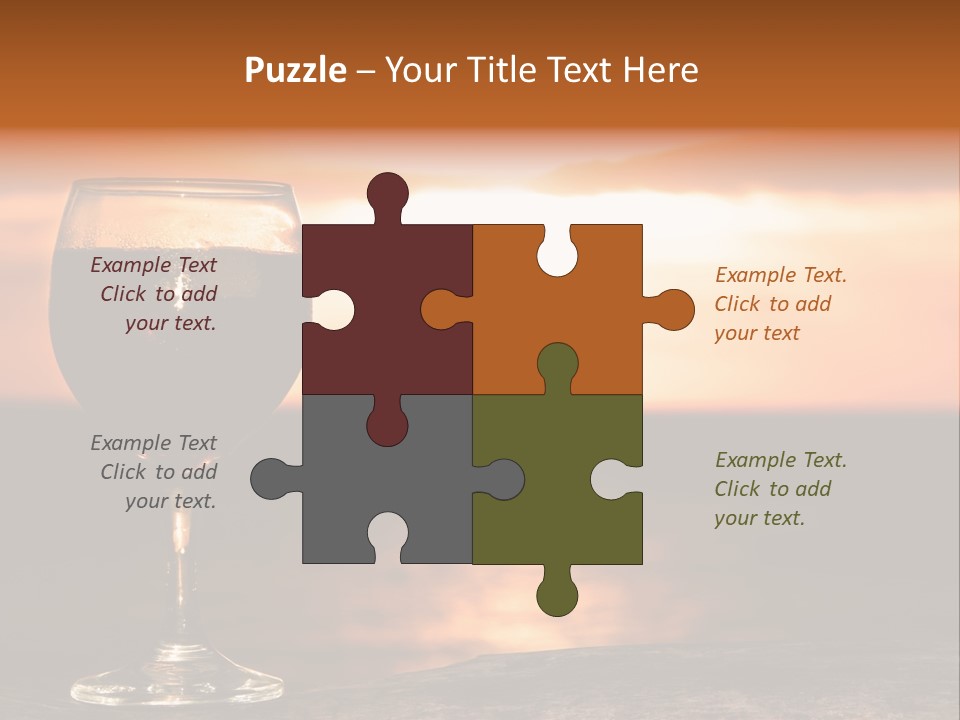 Cocktail Holiday Mix PowerPoint Template