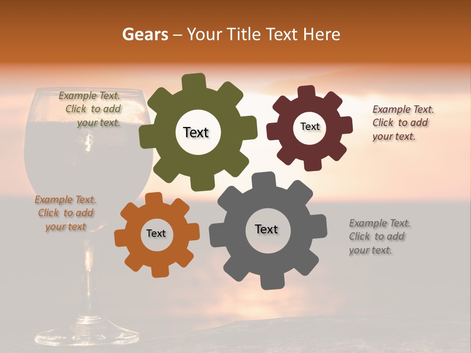 Cocktail Holiday Mix PowerPoint Template