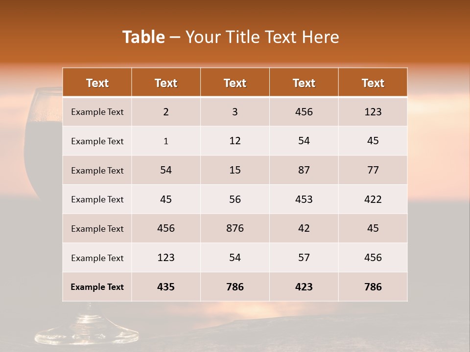 Cocktail Holiday Mix PowerPoint Template