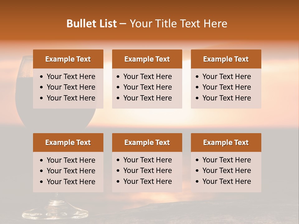 Cocktail Holiday Mix PowerPoint Template