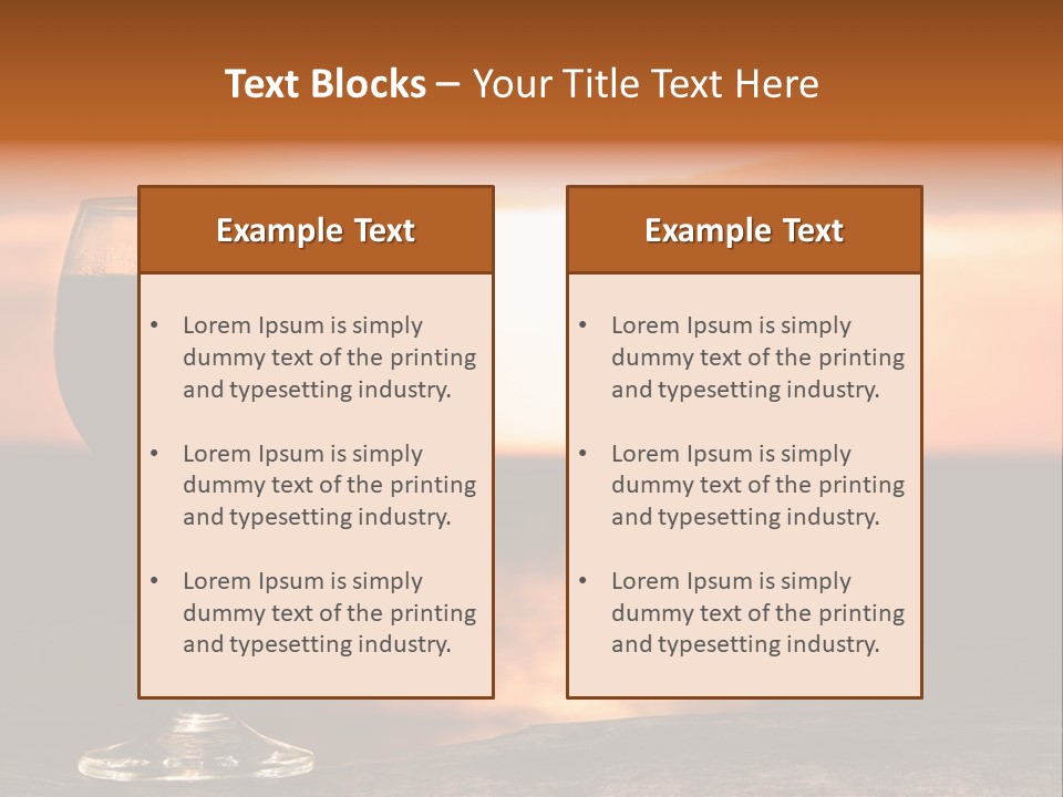 Cocktail Holiday Mix PowerPoint Template