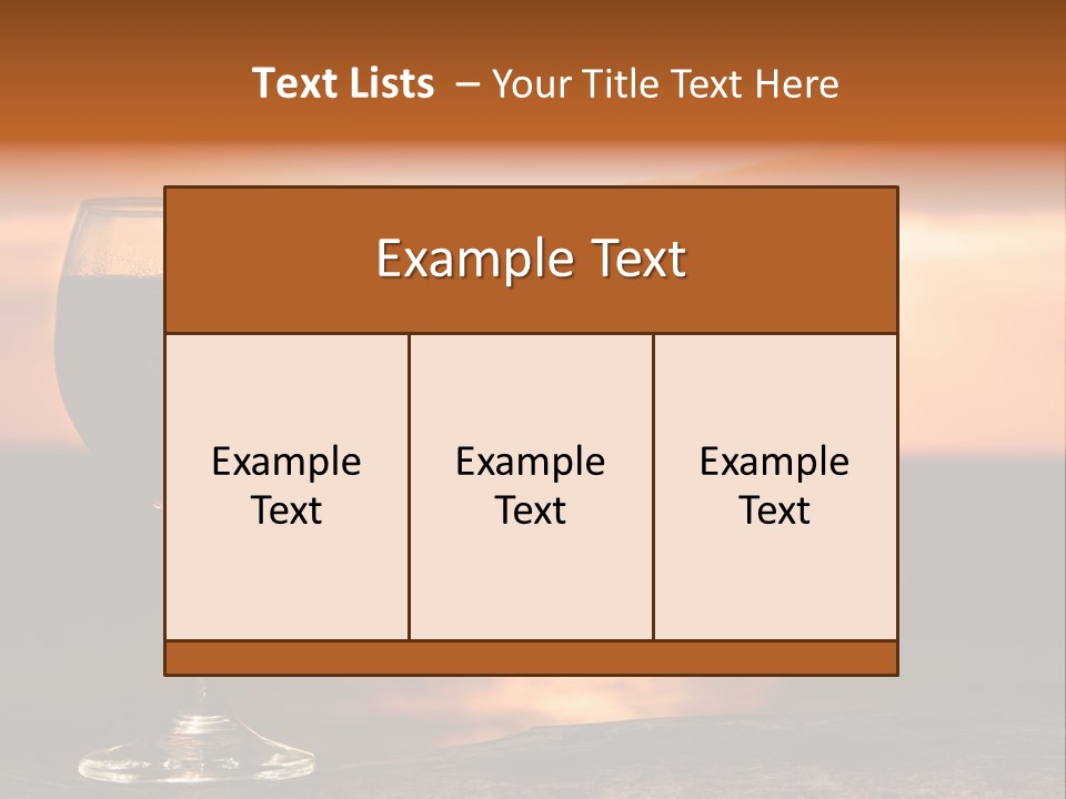 Cocktail Holiday Mix PowerPoint Template