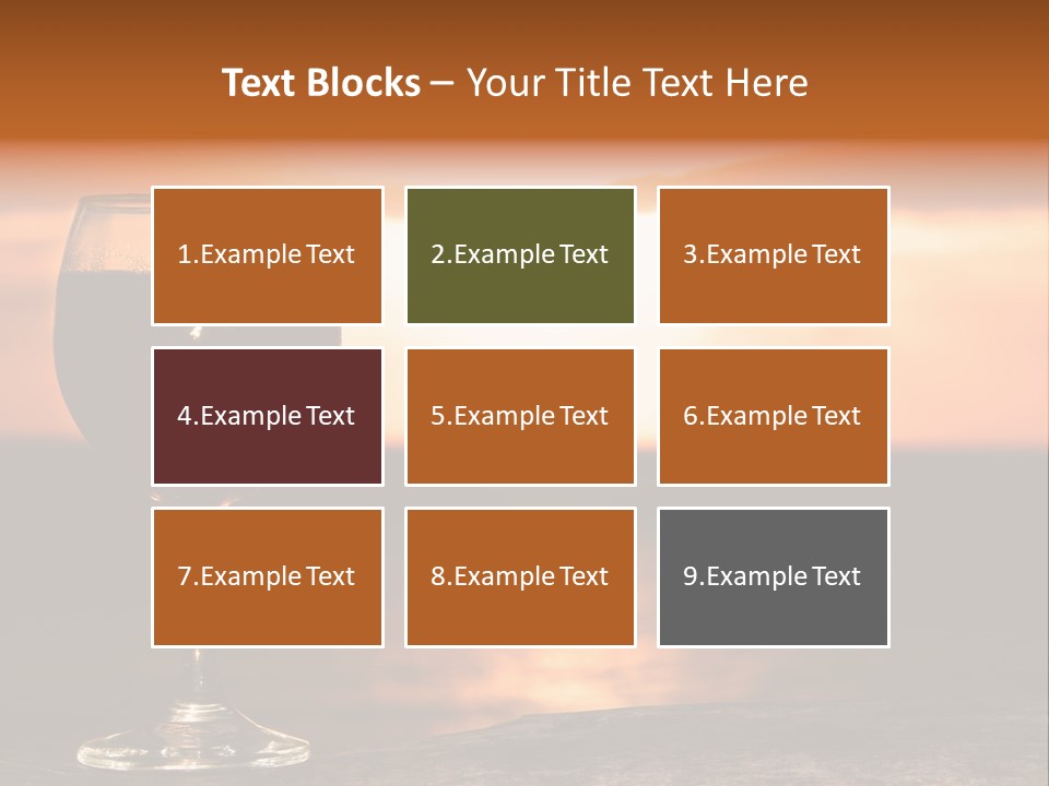 Cocktail Holiday Mix PowerPoint Template