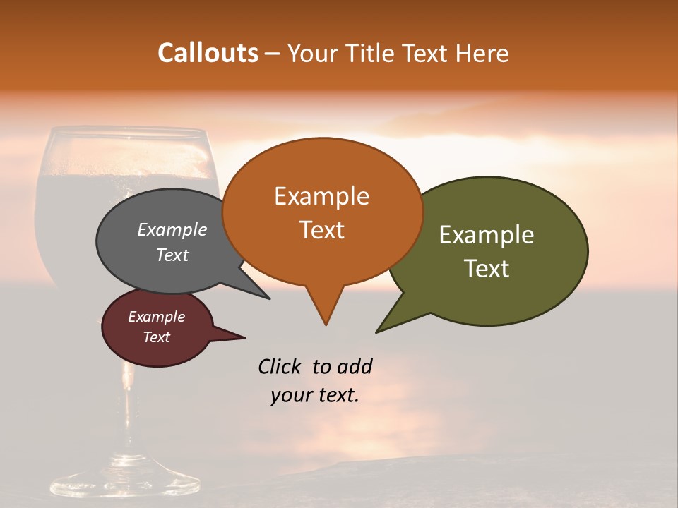 Cocktail Holiday Mix PowerPoint Template