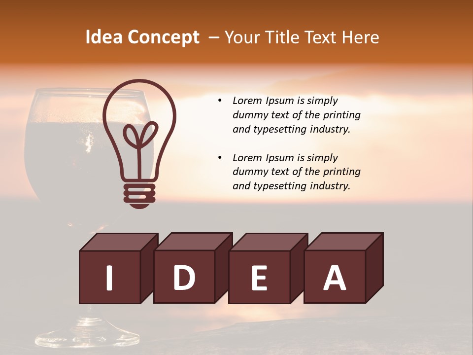 Cocktail Holiday Mix PowerPoint Template