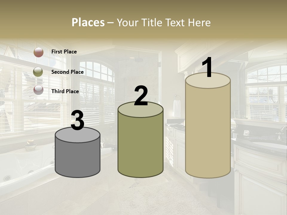 Closeup Two Yellow PowerPoint Template