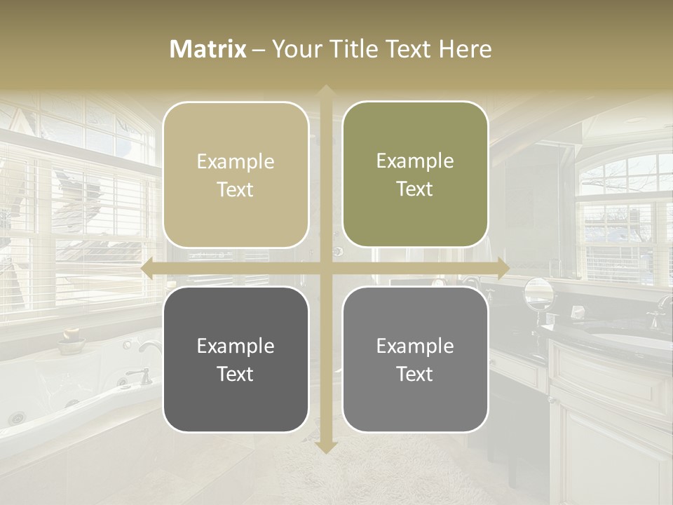 Closeup Two Yellow PowerPoint Template