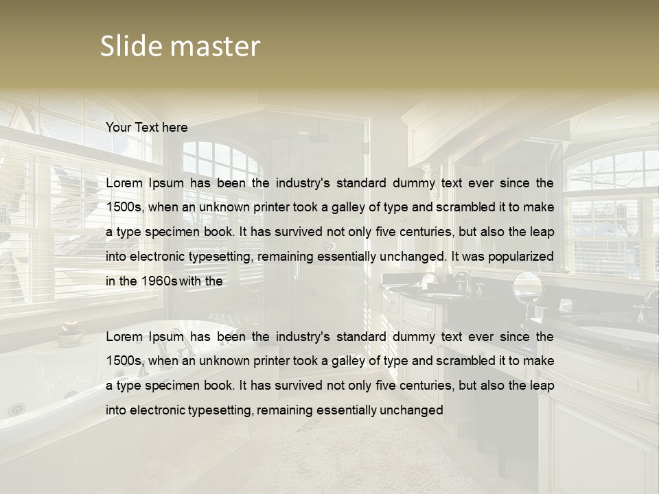 Closeup Two Yellow PowerPoint Template