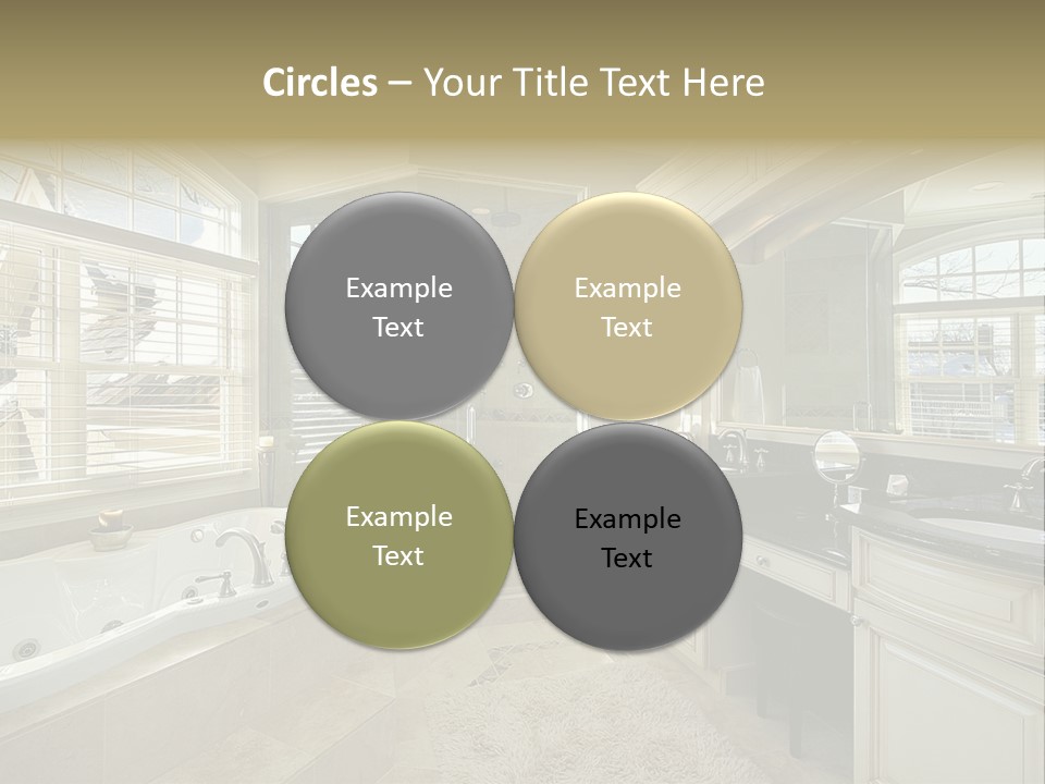 Closeup Two Yellow PowerPoint Template