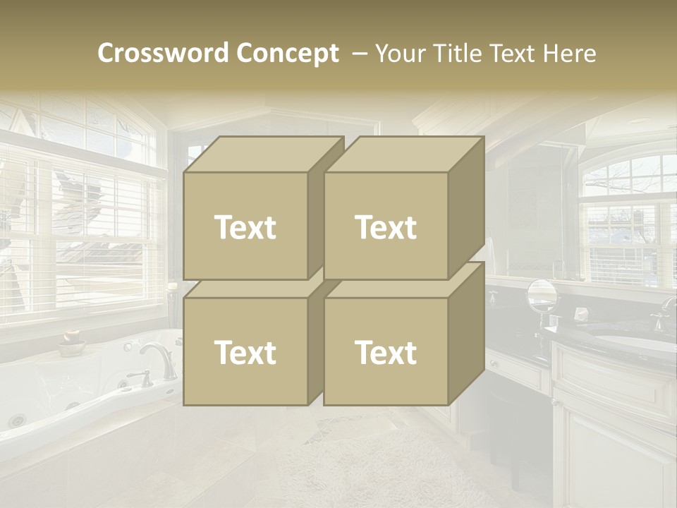 Closeup Two Yellow PowerPoint Template