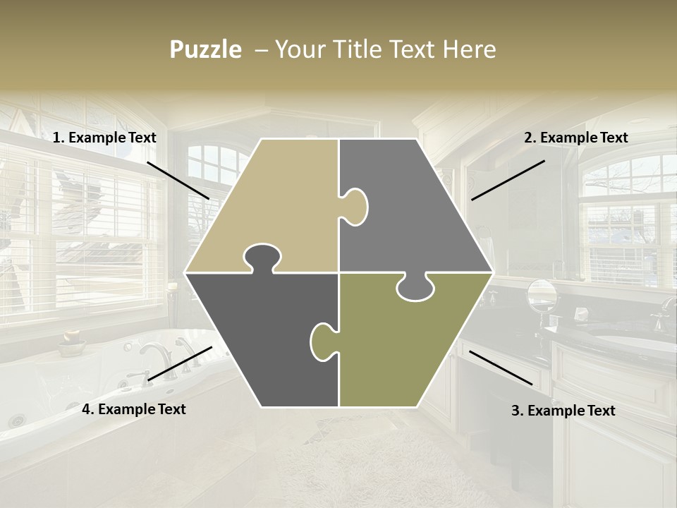 Closeup Two Yellow PowerPoint Template